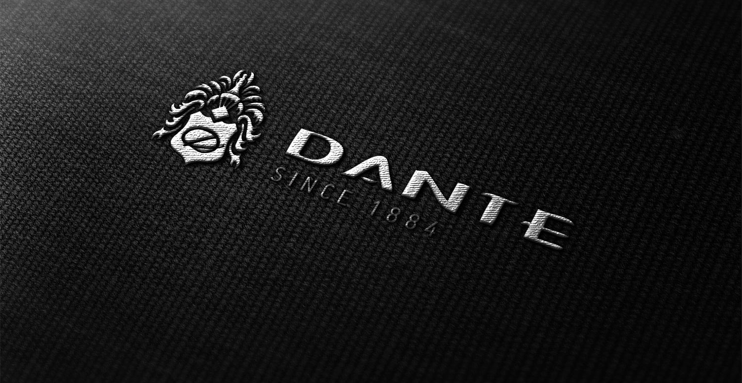 Gestickter Schriftzug Dante