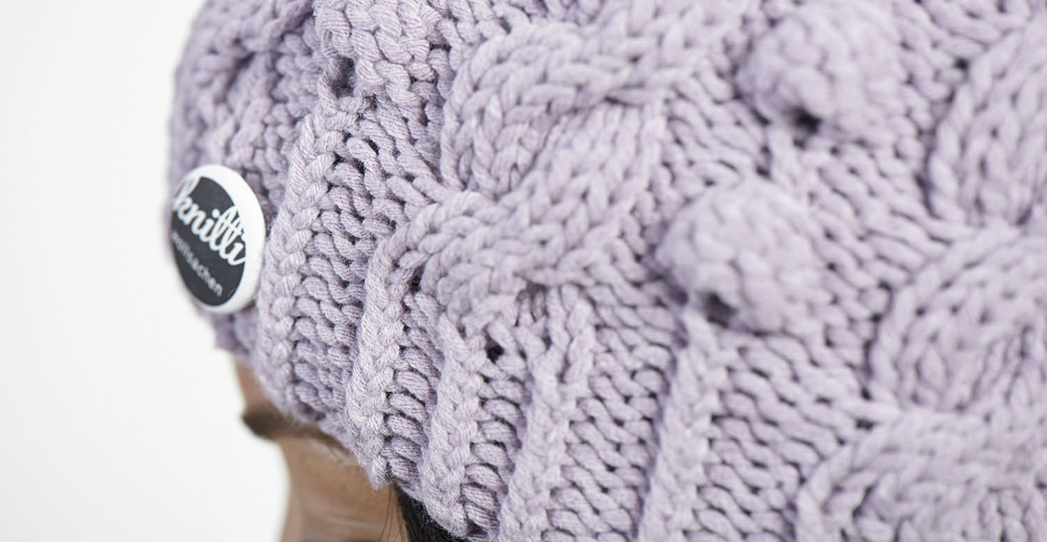 Detailaufnahme Strickmütze Knitti